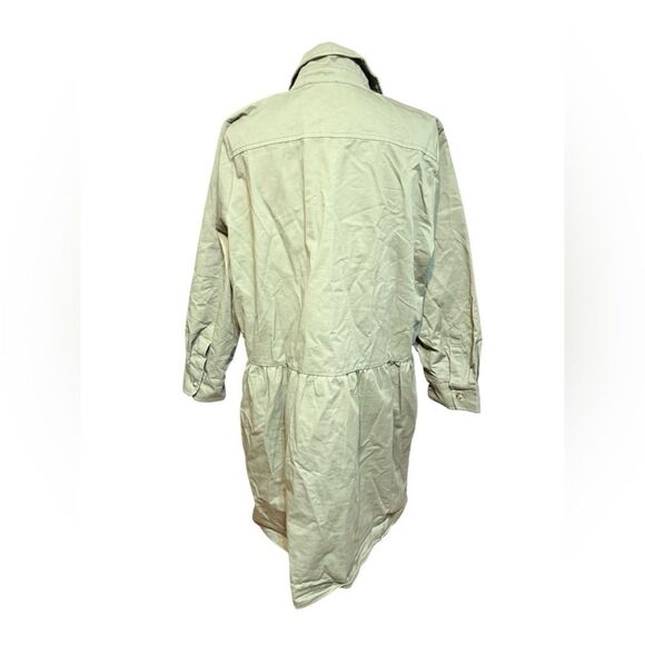 NWOT Tuckernuck Jade GreenTwill Hayes Mini Shirt Dress SZ XXL - Picture 4 of 6
